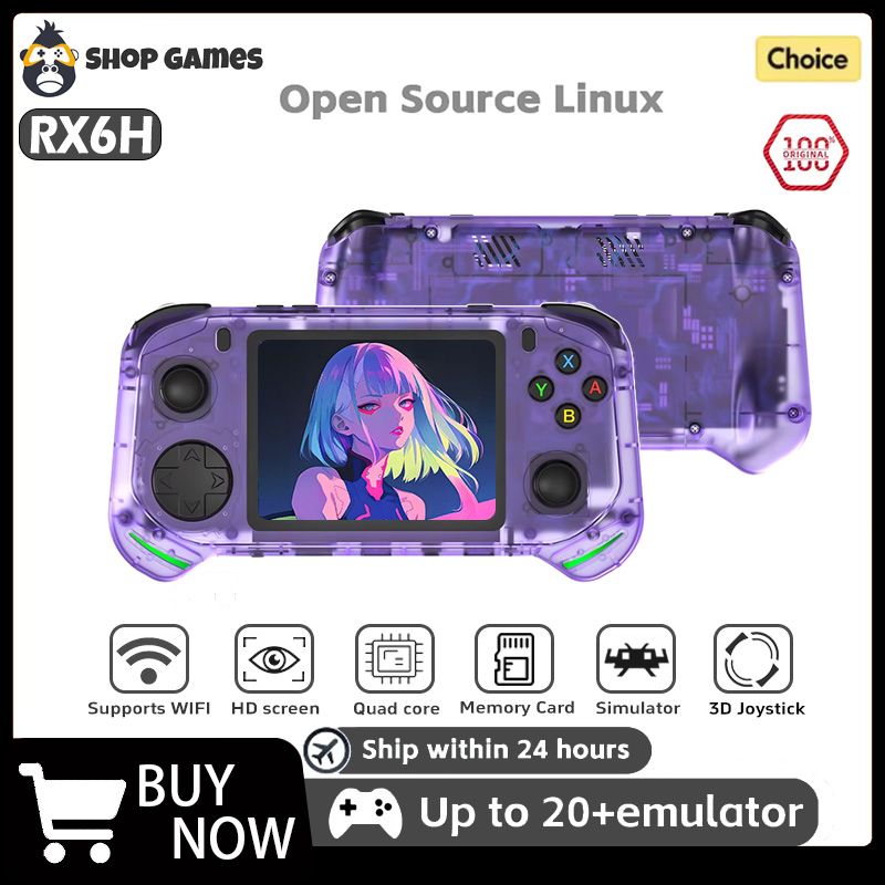 Gaming Console Youtube - Konsol Game Genggam Retro RX6H Sistem