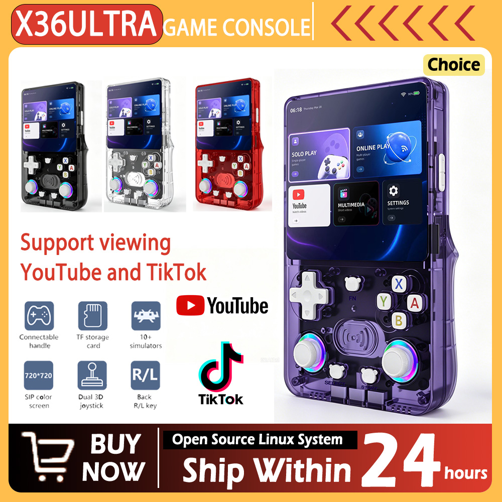 Gaming Console Youtube - Konsol game genggam ultra retro X36