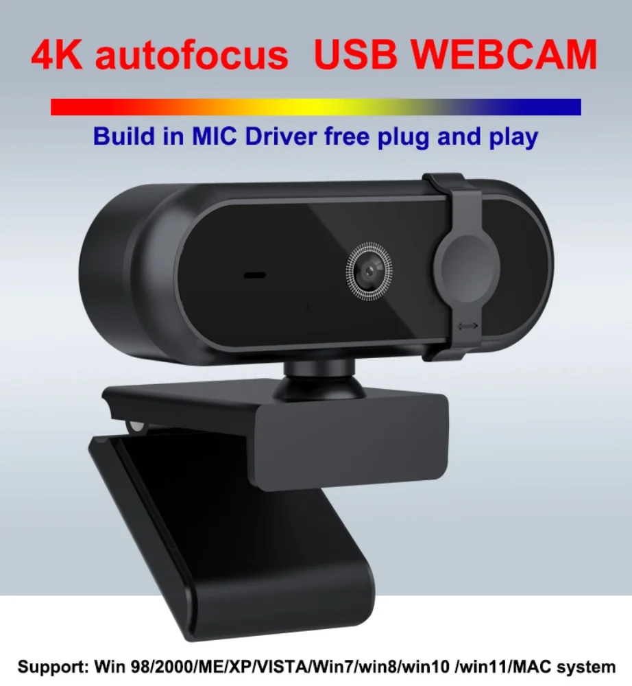 Gaming Console Youtube - Webcam Autofokus 4K 2K 30fps Mikrofon