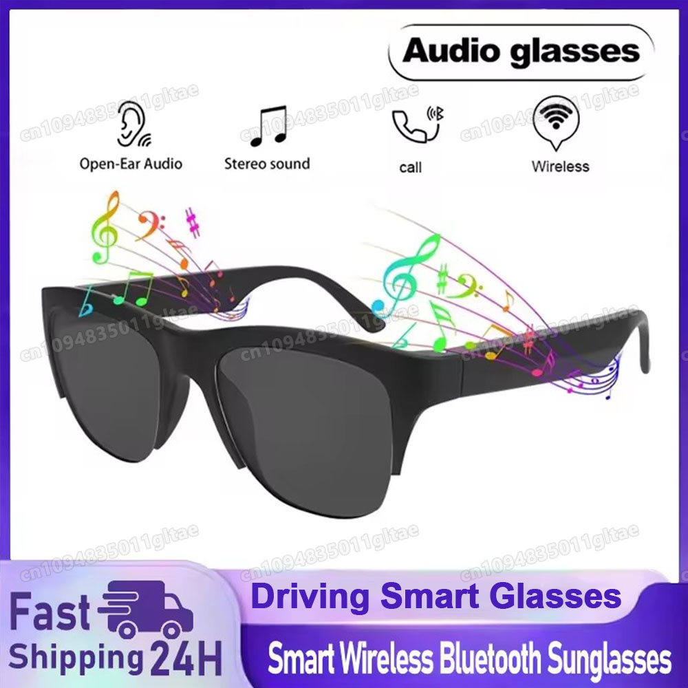 Gaming Glasses Uv - Kacamata Pintar Bluetooth V5.3, Kacamata Olahraga