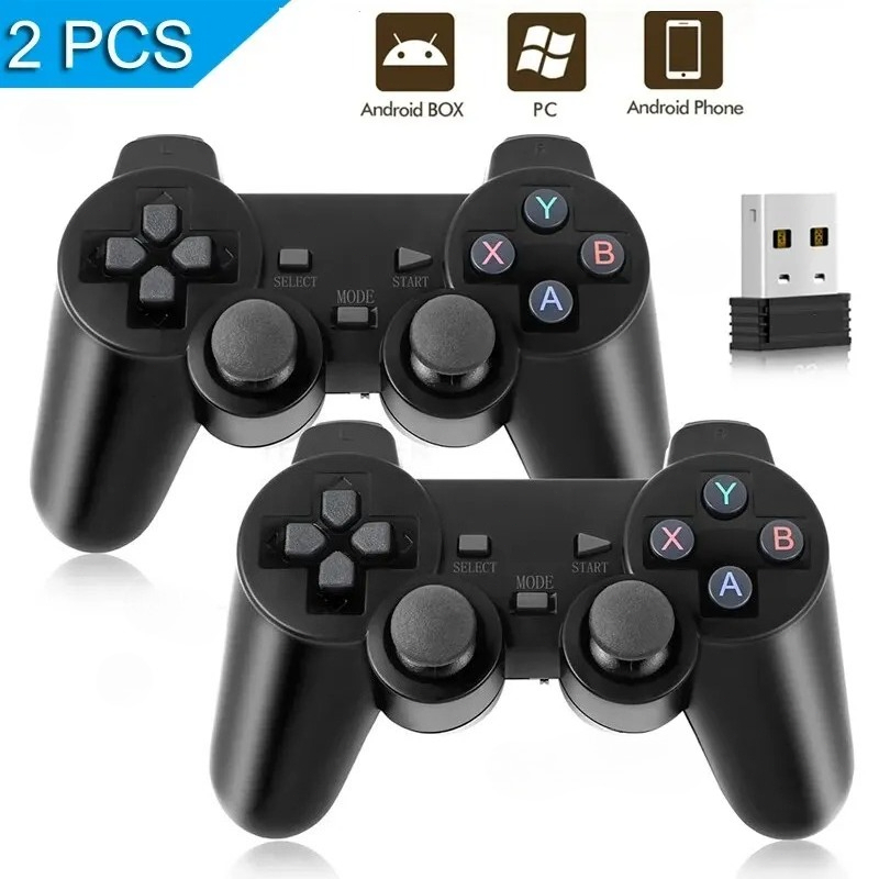 Gaming Console For Android Tv - Pengontrol Game Nirkabel 2.4GHz dengan Penerima