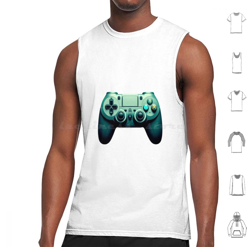 Gaming Console Video Game - Kaus Tank Top Desain Konsol Video