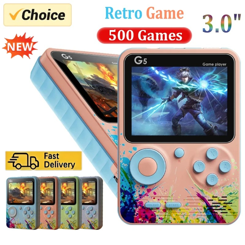 Gaming Console Under 500 - Konsol Game Genggam Retro G5 Layar