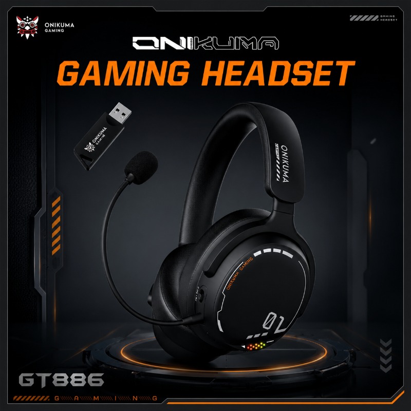 Gaming Console Apple - ONIKUMA GT886 Headset Gaming Earphone Bluetooth