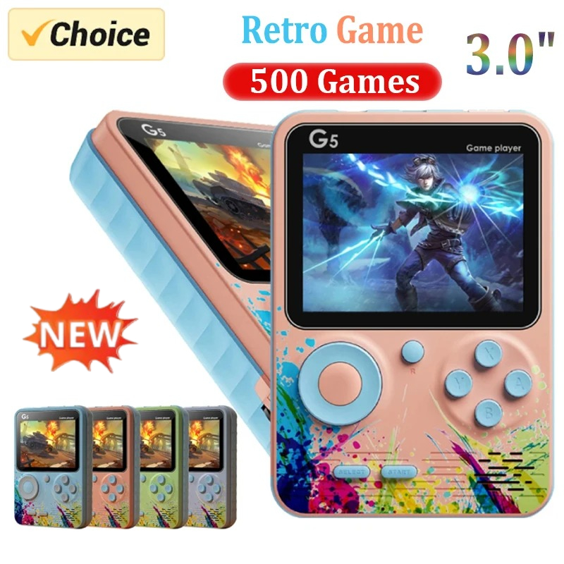 Gaming Console Under 500 - Konsol Gamepad Genggam Retro Macaron G5