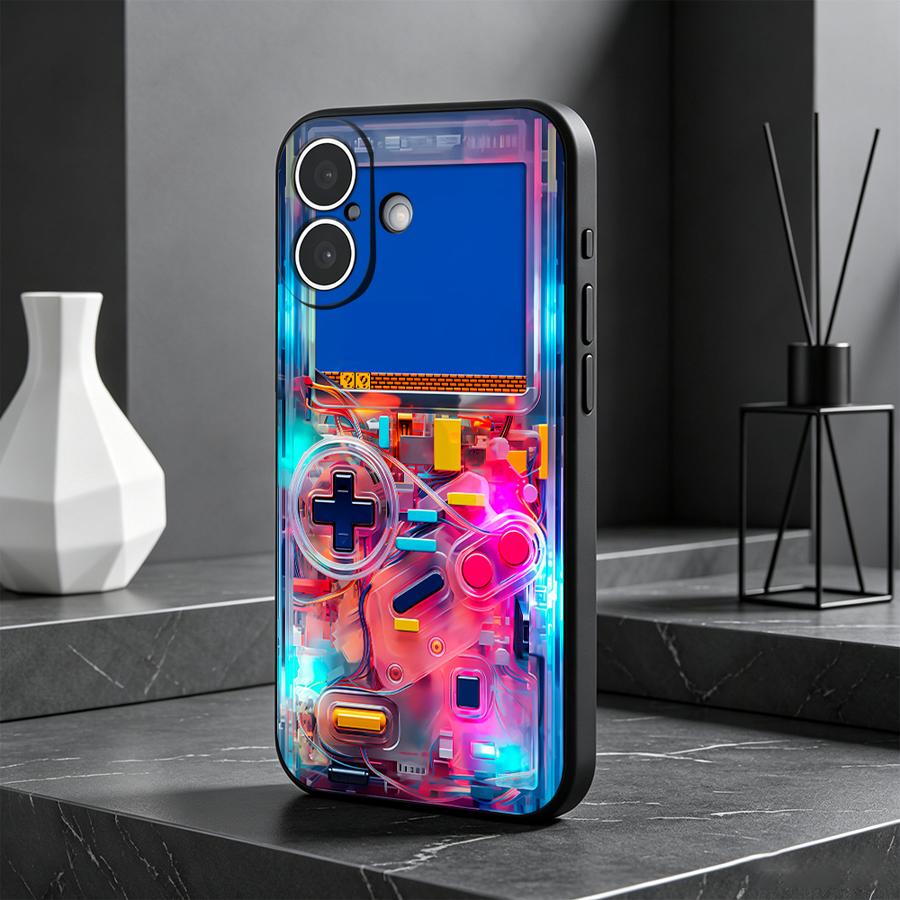 Gaming Console Apple - Casing Handphone Konsol Game Warna-warni untuk