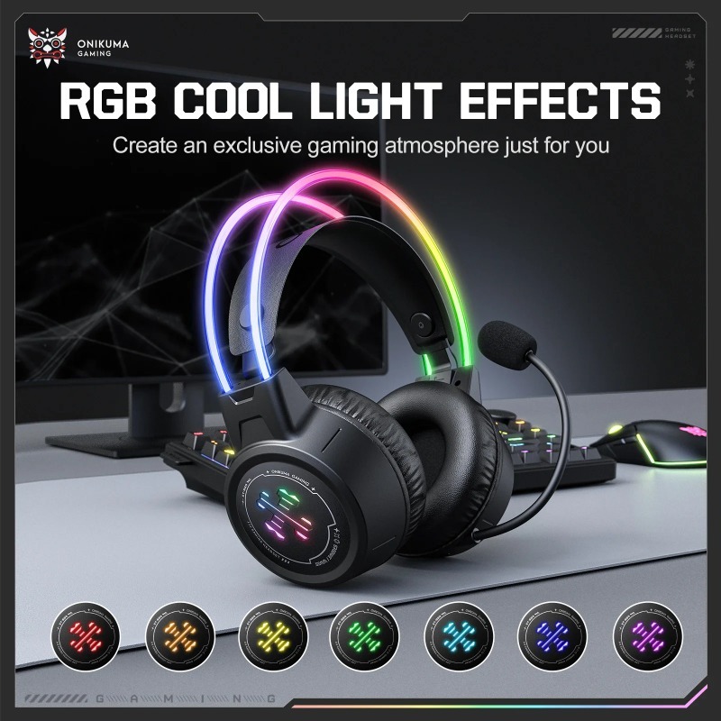 ONIKUMA GT889 Headphone Gaming - Gaming Console Apple ulasan dan harga