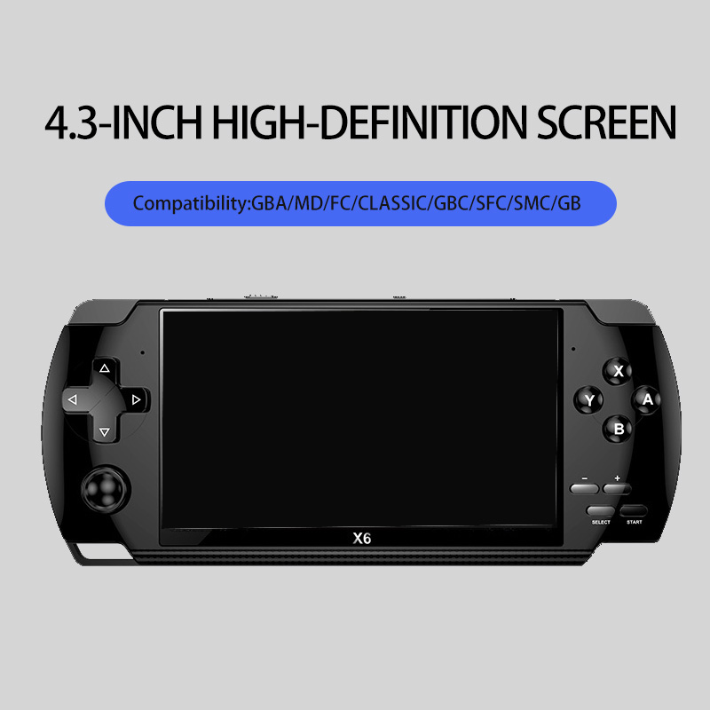 Konsol Game Retro Genggam X6,  - Gaming Console Youtube ulasan dan harga