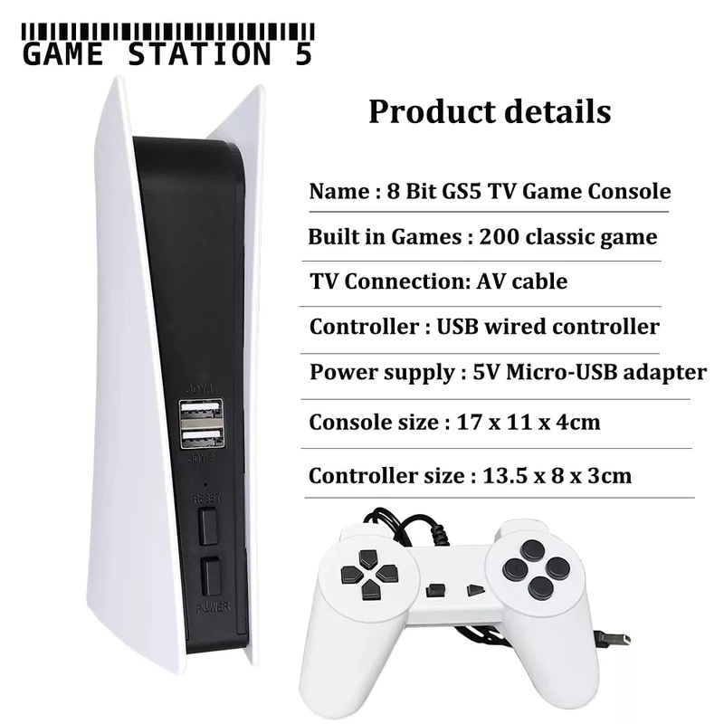 Konsol Game Genggam Retro 8 Bi - Gaming Console Gs5 ulasan dan harga
