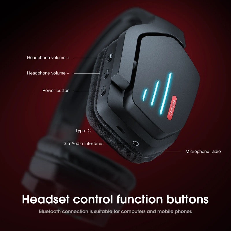 ONIKUMA B60 Headset Suara Ster - Gaming Console Apple ulasan dan harga