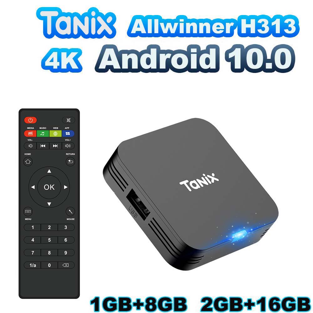 TANIX TX1 stik TV pintar Andro - Gaming Console Youtube ulasan dan harga