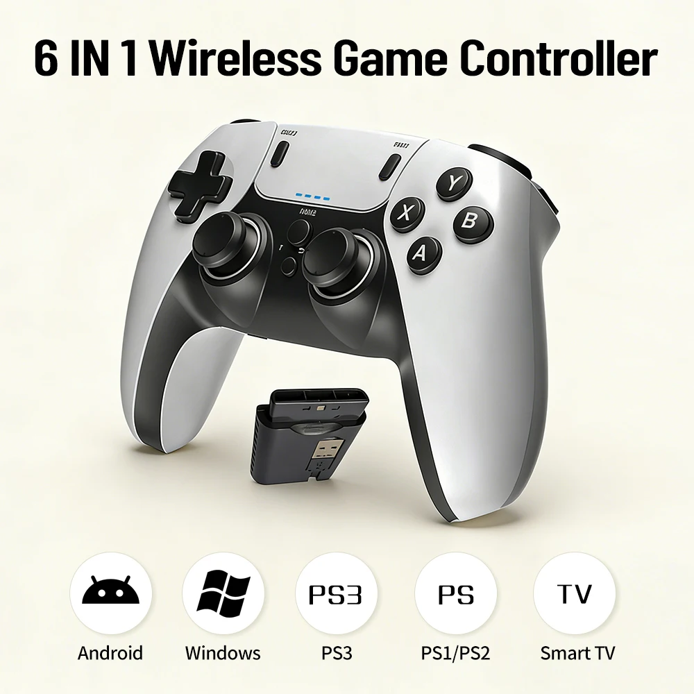 Gamepad Getar Ganda 6-in-1 unt - Gaming Console For Android Tv ulasan dan harga