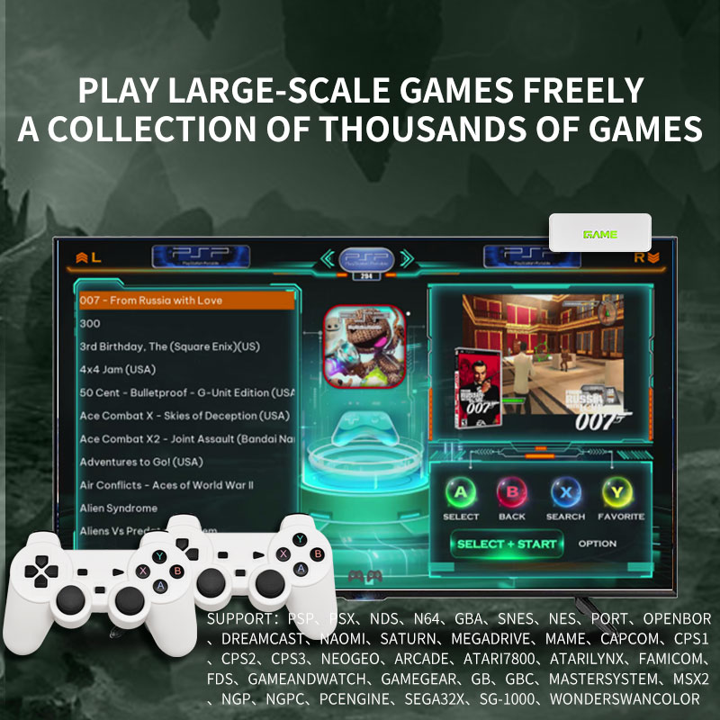 Konsol Game Video 4K Sistem Li - Gaming Console Gs5 ulasan dan harga