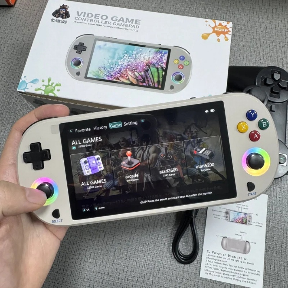 Konsol Game Genggam Retro M22  - Gaming Console Under 500 ulasan dan harga