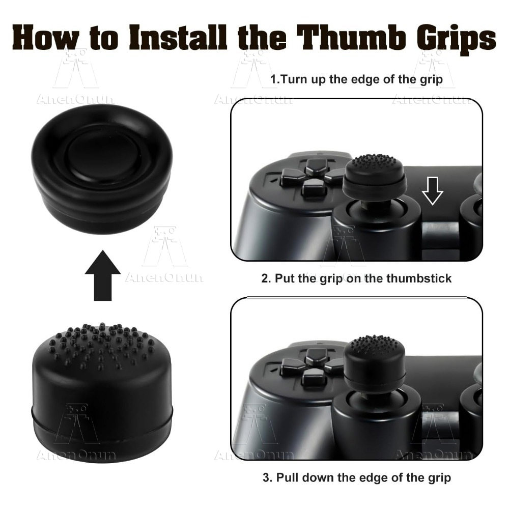 8 buah tutup pengontrol pegang - Thumb Grip Joystick ulasan dan harga