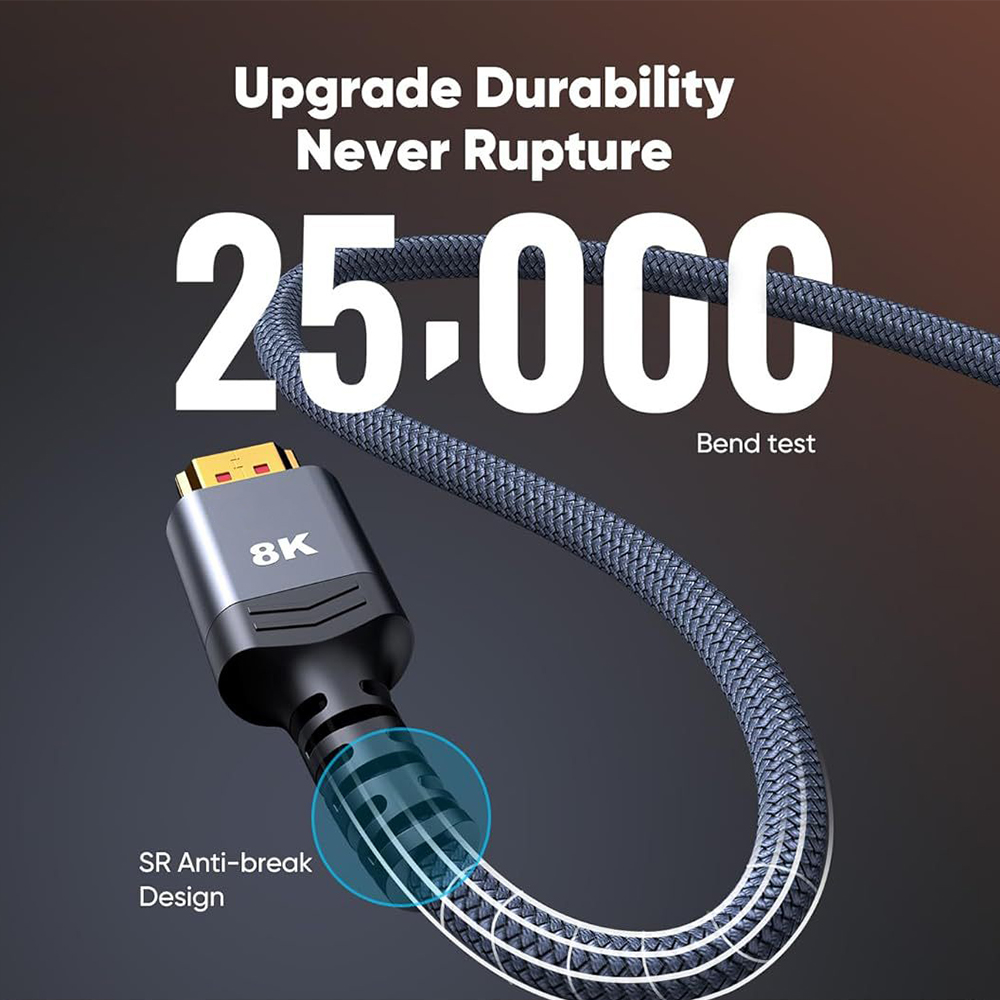 Kabel HDMI 2.1 Ultra Cepat Ber - Gaming Console Definition ulasan dan harga
