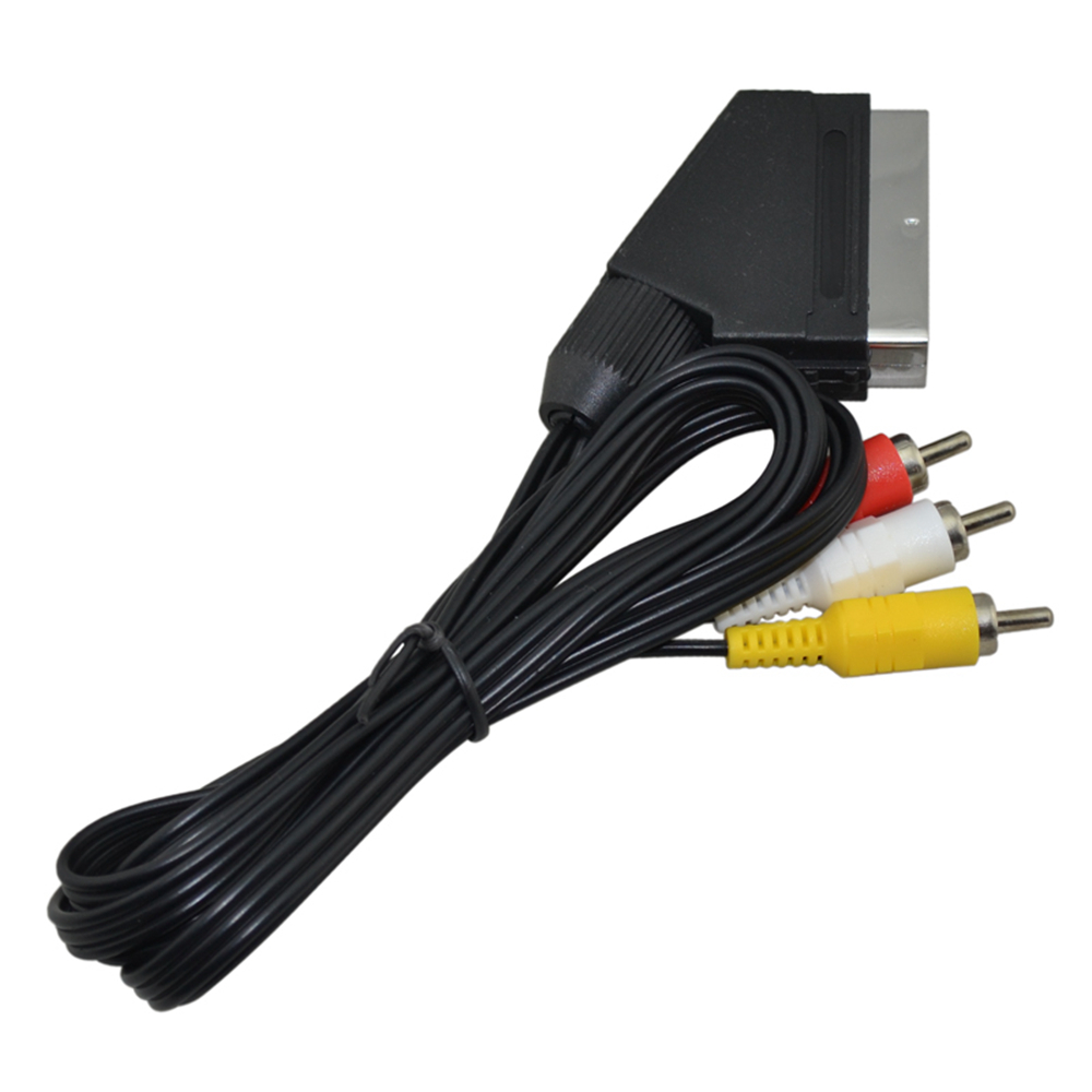 Kabel Scart ke 3 Video TV AV R - Gaming Console Video Game ulasan dan harga