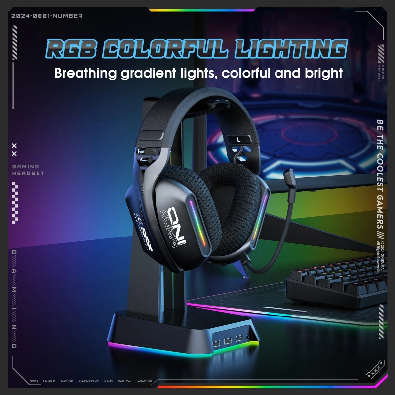 ONIKUMA GT808 Headset Gaming N - Gaming Console Apple ulasan dan harga