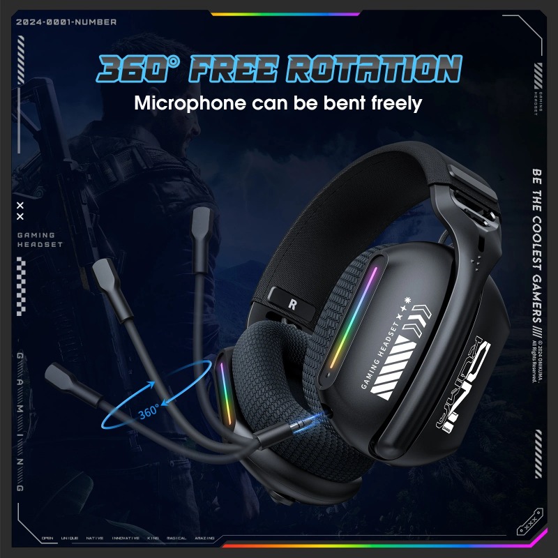 ONIKUMA GT808 Headset Gaming N - Gaming Console Apple ulasan dan harga