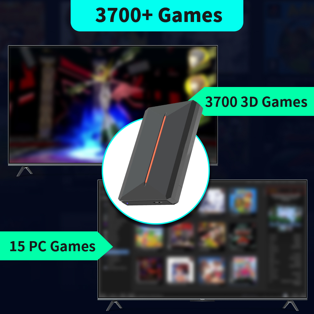 Launchbox konsol Game OS 500GB - Gaming Console Video Game ulasan dan harga