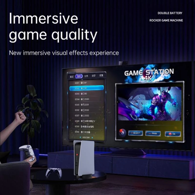 Built-In 15000 Game Play Stati - Gaming Console Gs5 ulasan dan harga