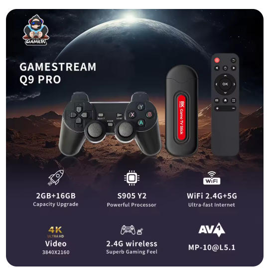 [Asli] Konsol Game Q9 Pro USB2 - Gaming Console For Android Tv ulasan dan harga