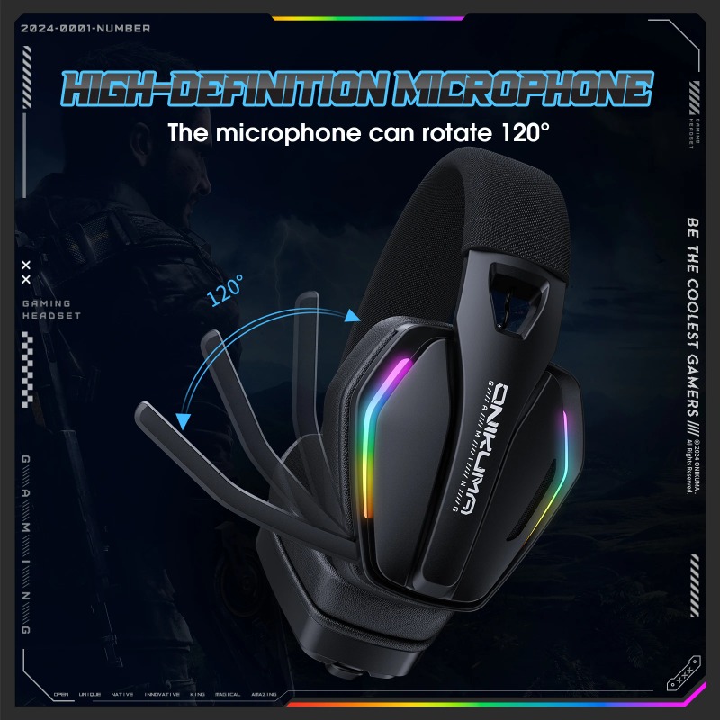 ONIKUMA GT826 Headset Gaming N - Gaming Console Apple ulasan dan harga